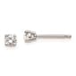 Pure Fire 14kt. White Gold 4-Prong 1/10ctw. Diamond Stud Earrings - image 1