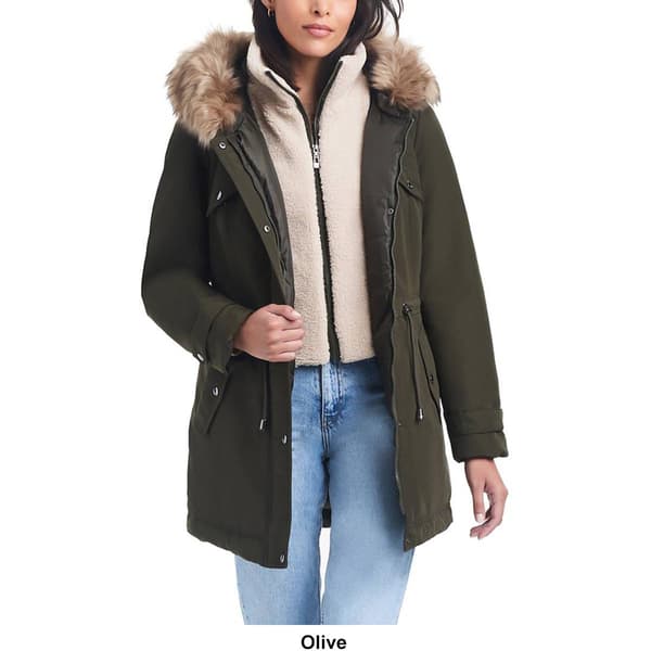 Womens Sam & Libby Heavyweight Parka w/Sherpa Bib