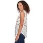 Womens Emaline Key Largo Sleeveless Leaf Blouse - image 3