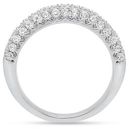 Nova Star® Sterling Silver Lab Grown Diamond Ring