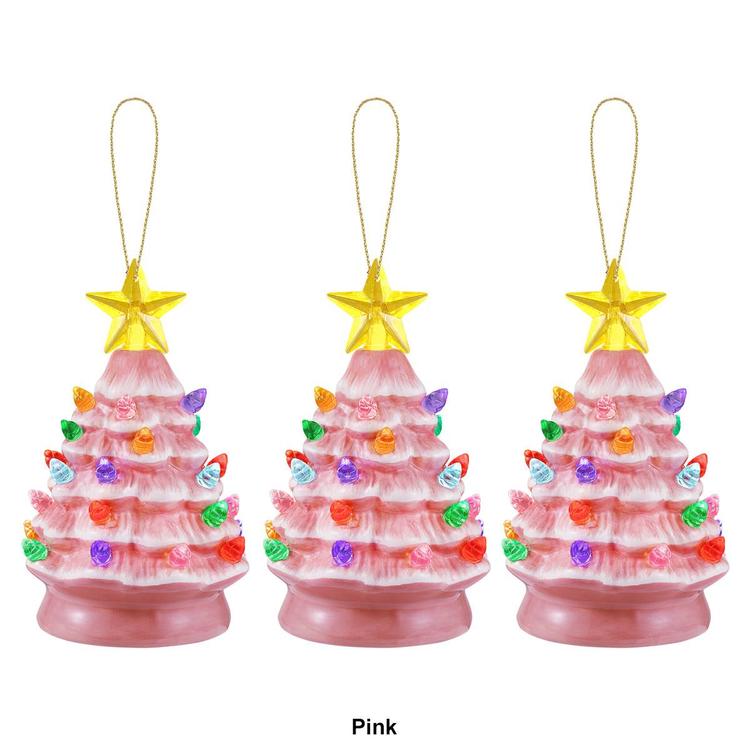 Mr. Christmas 3pc. Nostalgic Ceramic Tree Ornaments