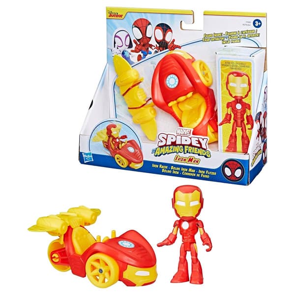 Hasbro Spidey Amazing Friends Iron Racer - image 