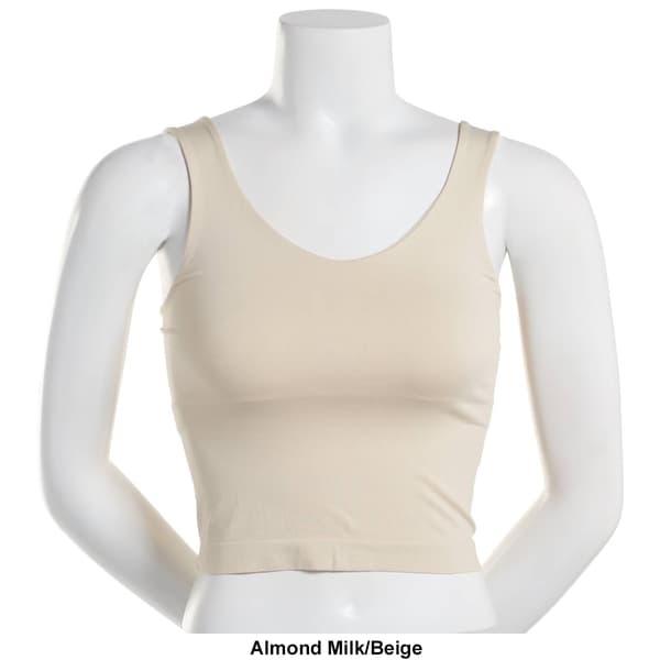 Juniors Eye Candy Iced Espresso Jersey Bralette Tank Top