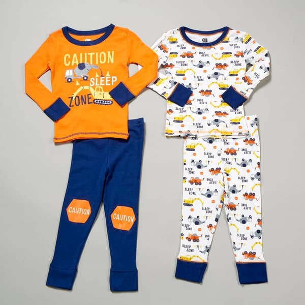 Toddler Boy Only Boys 4pc. Sleep Zone Snug Fit Pajamas Set - image 
