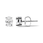Haus of Brilliance White Gold Oval Lab Grown Diamond Stud Earrin - image 3
