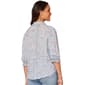 Womens Democracy Pintuck Woven Floral Button Front Blouse - image 3
