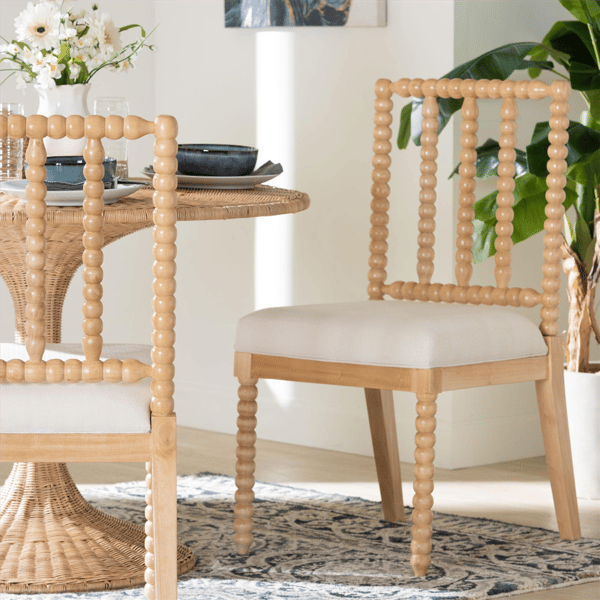bali & pari Deya Bobbin Dining Chair