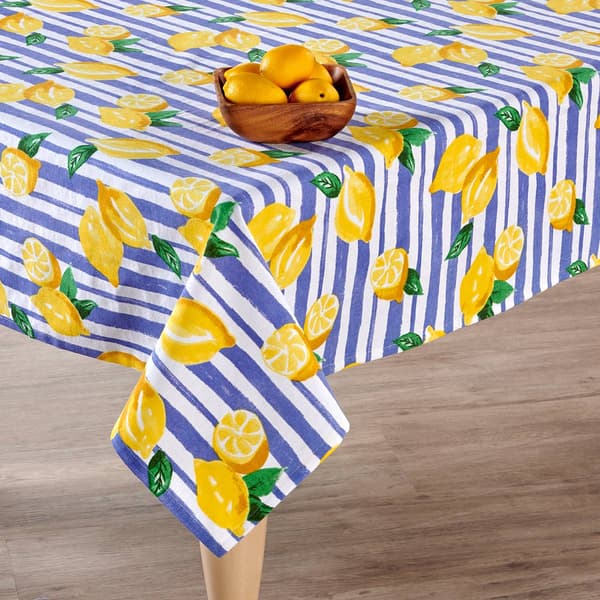 Lintex Lemons Print  Tablecloth - image 