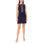 Womens MSK Stripe Tie Neck Sweater Dress - image 3