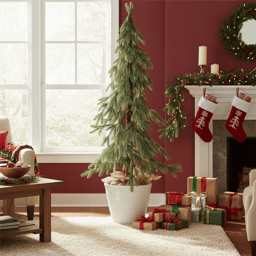 Northlight 5ft. Artificial Downswept Pine Christmas Tree