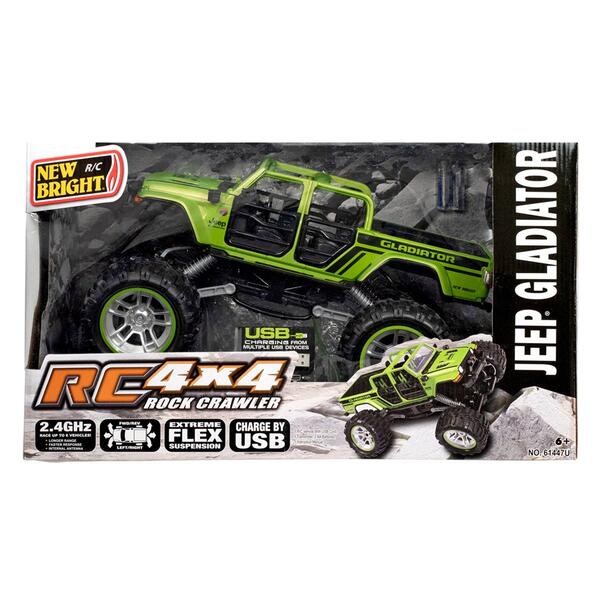 New Bright R/C 4x4 Jeep Gladiator Rock Crawler - image 
