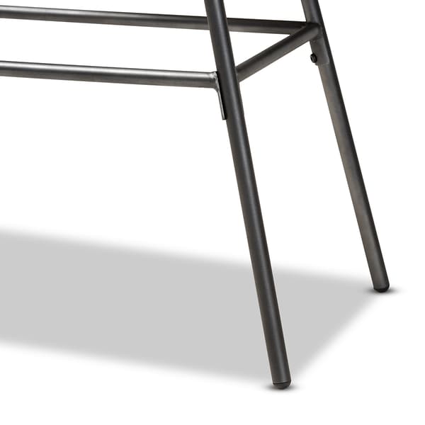 Baxton Studio Jette 2 Piece Bar Stool Set