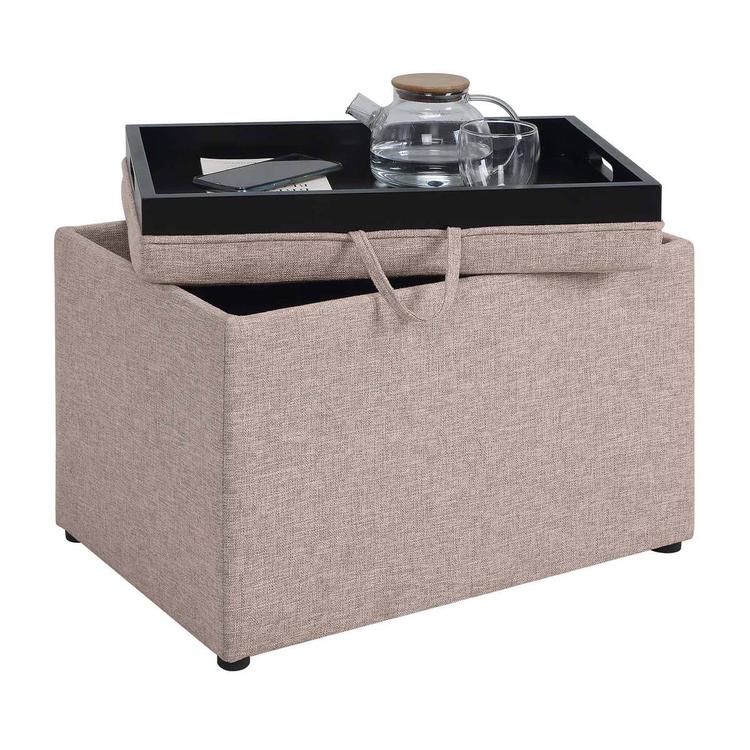 Convenience Concepts Designs4Comfort Accent Storage Ottoman