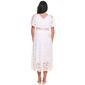 Womens Rabbit Rabbit Rabbit Capelet Overlay Burnout Midi Dress - image 2