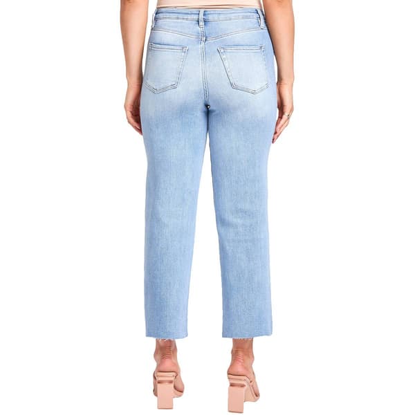 Juniors YMI&#174; High Rise Crop Straight Leg Jeans