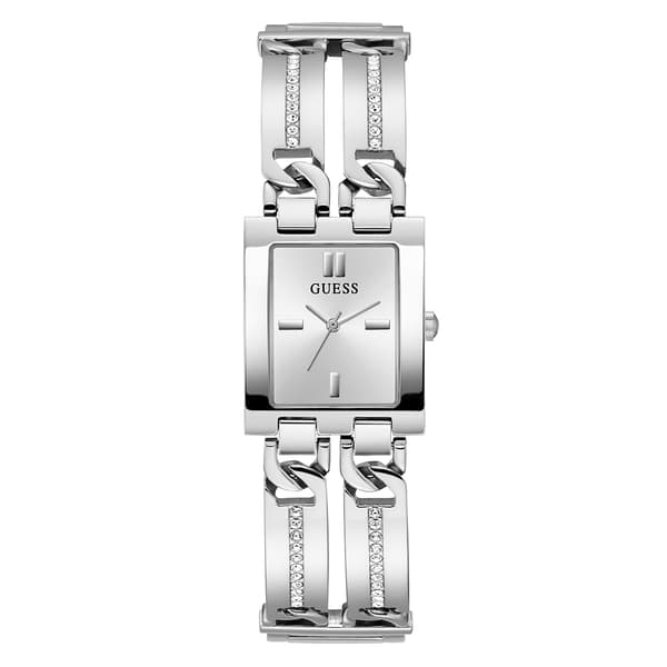 Womens Guess Silver-Tone Analog Watch - GW0668L1 - image 