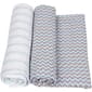 MiracleWare&#40;R&#41; Swaddle Blankets - Blue & Grey - image 1