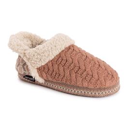 Womens MUK LUKS&#40;R&#41; Magdalena Ruched Cable Slippers