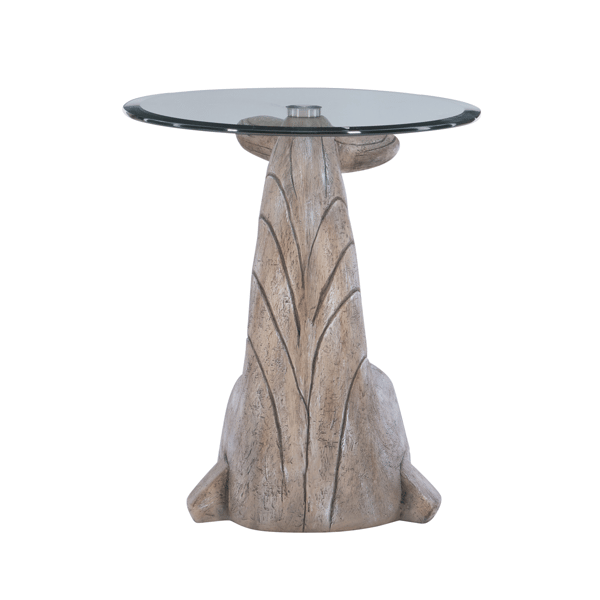 Linon Home Decor Moby Whale Side Table Driftwood