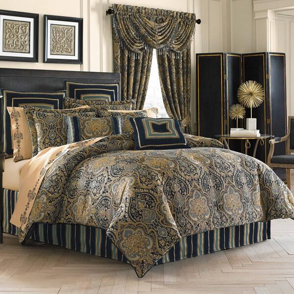Five Queens Court Palmer 4pc. Comforter Set - image 