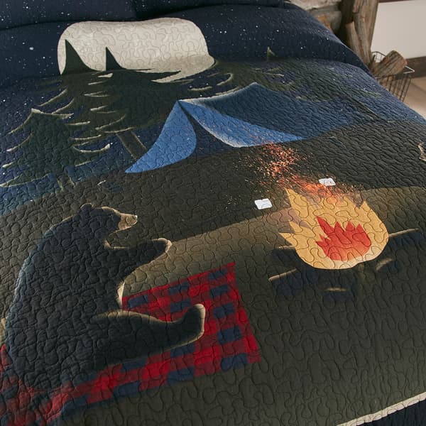 Donna Sharp Bear Campfire 140TC Quilt Set