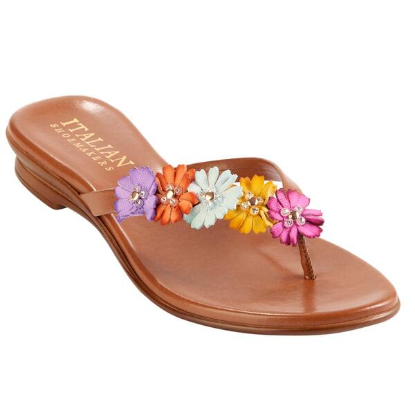 Womens Italian Shoemakers Laddie Flip Flops - Bright Multi - image 