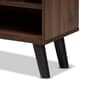 Baxton Studio Mallory Two-Tone Walnut Brown Finish Wood TV Stand - image 5