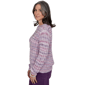 Womens Alfred Dunner Vail Space Dye Rib Knit Sweater - image 4