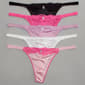 Womens Juicy Couture 5pk Lace Thong Panties JC1929-5PKC - image 1
