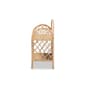 Baxton Studio Hammond Bohemian Rattan 2-Tier Display Shelf - image 3