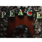 Impact Innovations 7ft. Green PEACE Christmas Light Garland - image 2
