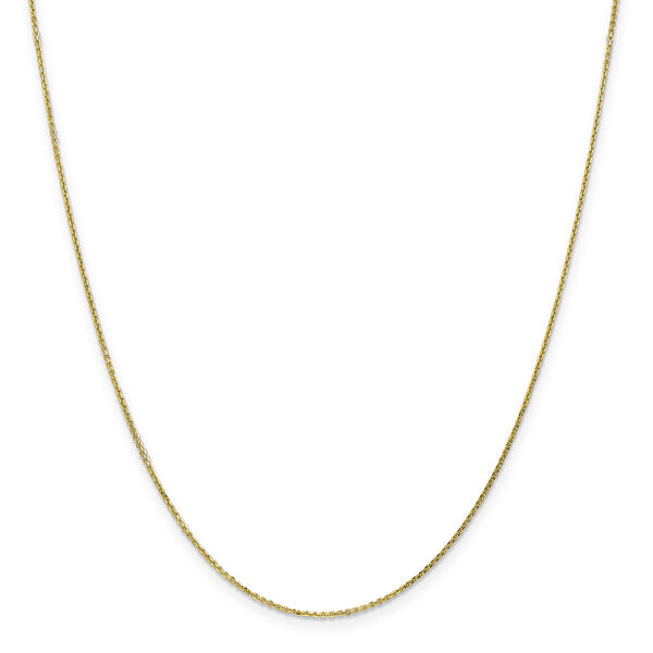 Gold Classics&#40;tm&#41;10kt. 0.95mm 24in Diamond Cut Chain Necklace - image 