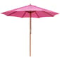 Northlight Seasonal Outdoor Patio Market Umbrella w/ Wooden Pole - image 1