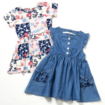 Toddler Girl Freestyle Revolution 2pk. Floral & Denim Dresses - Boscov's
