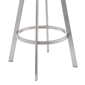 Armen Living Chelsea 25in. Faux Leather Swivel Counter Stool - image 6