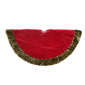 Northlight 48in. Cheetah Print Border Christmas Tree Skirt - image 2