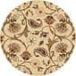 Tayse Impressions Fairfield Beige Round Area Rug - 5'3 - image 1