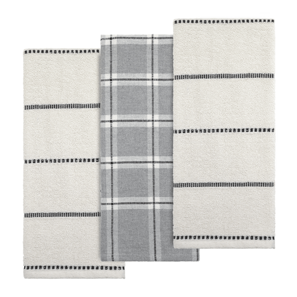 IZOD® Oxford 3pc. Kitchen Towel Set