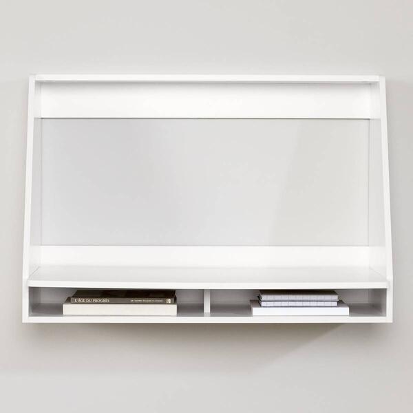 South Shore Interface Pure White Floating Desk