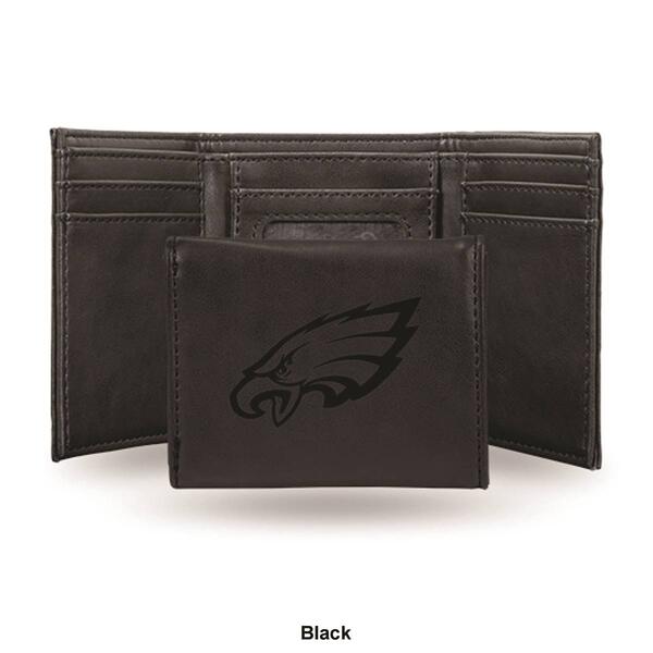 Mens NFL Philadelphia Eagles Faux Leather Trifold Wallet