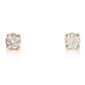 Diamond Classics&#8482; 14kt. Round 1/10ctw. Diamond Earrings - image 2