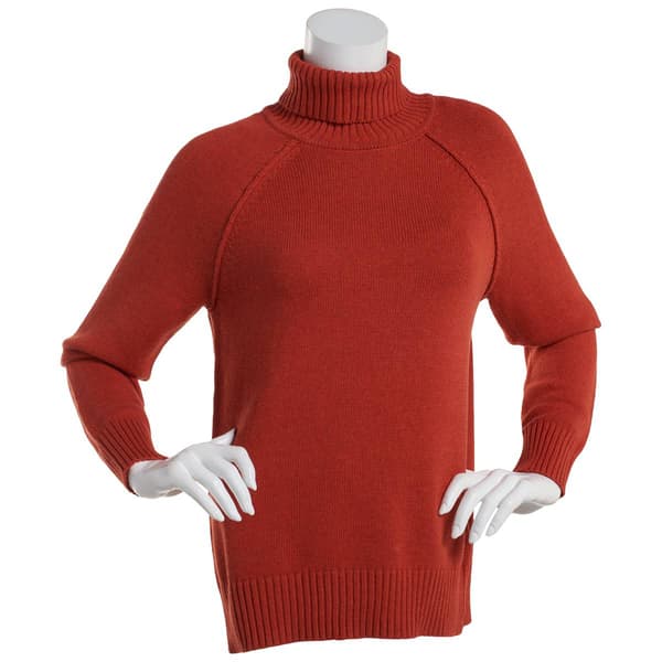 Petite 89th & Madison Perfect Long Sleeve Turtleneck Sweater