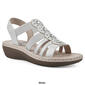 Womens Cliffs by White Mountain Camryn Strappy Sandalds - image 7