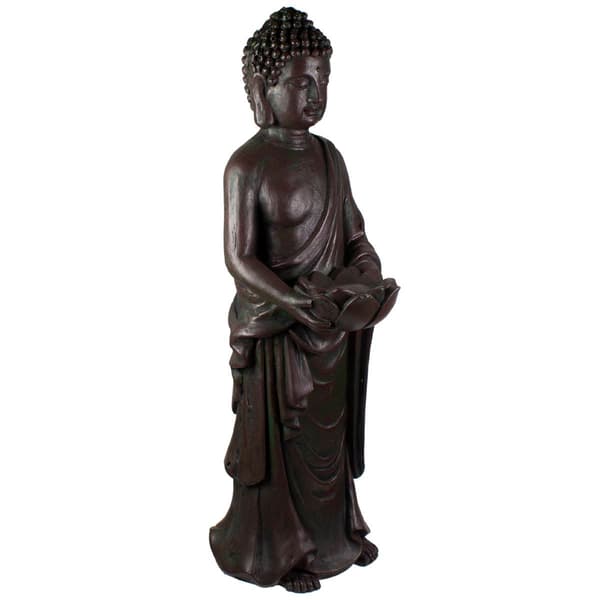 Northlight Seasonal 19.5in. Standing Buddha Outdoor Garden Statue
