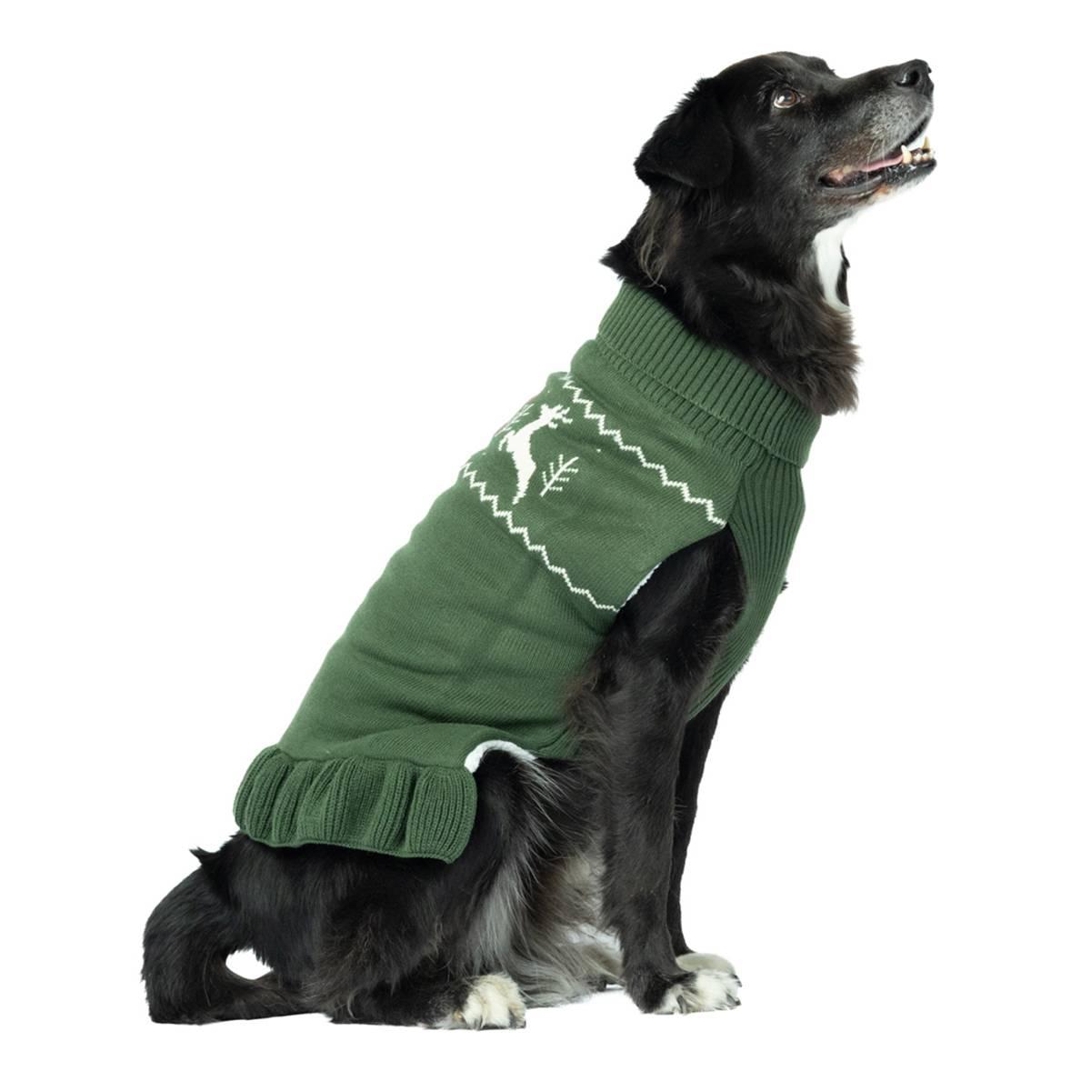 Deer Tree Pet Sweater