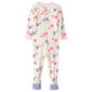 Baby Girl (12-24M) Carter''s(R) Pink/Blue Monster Footed Pajama - image 1