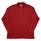 Mens Architect(R) Drop Needle Long Sleeve Interlock Polo - image 1