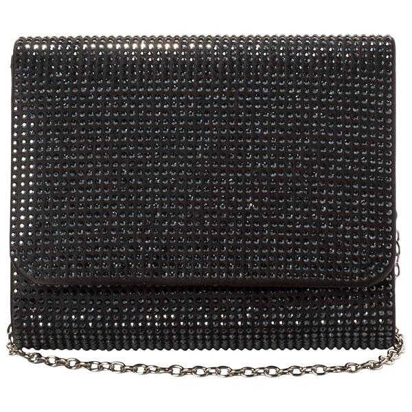 D''Margeaux Glitter Flap Evening Clutch - image 