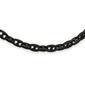 Mens Gentlemen's Classics&#40;tm&#41; Black Plated & Brushed Link Necklace - image 1