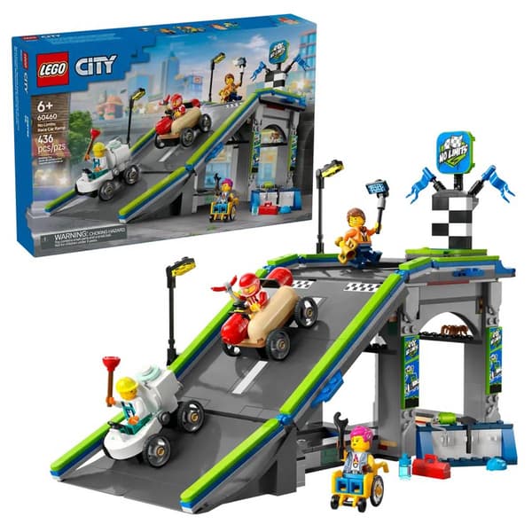 LEGO&#40;R&#41; CITY No Limits: Race Car Ramp Track Building Kit - image 